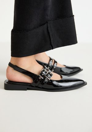 DINKY - Ankle strap ballet pumps - black