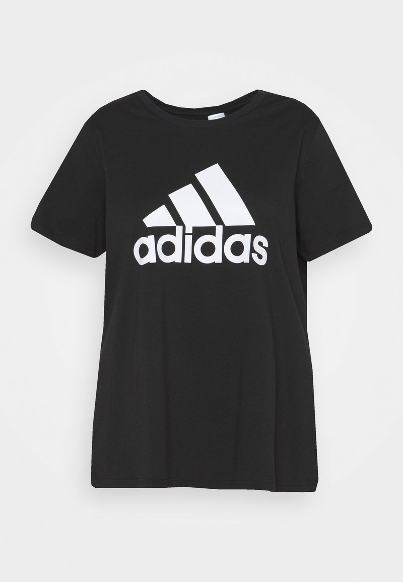 adidas Sportswear Print T-shirt - black/white/black - Zalando.co.uk