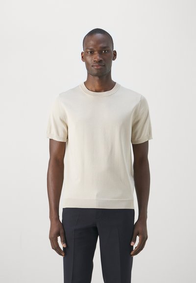 sandro PABLO TEE - Tricou basic - sable clair
