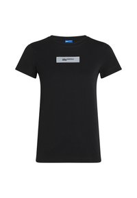 REFLECTIVE LOGO TEE - T-shirt imprimé - black