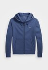 DOUBLE-KNIT FULL-ZIP HOODIE - Sweater met rits - derby blue heather