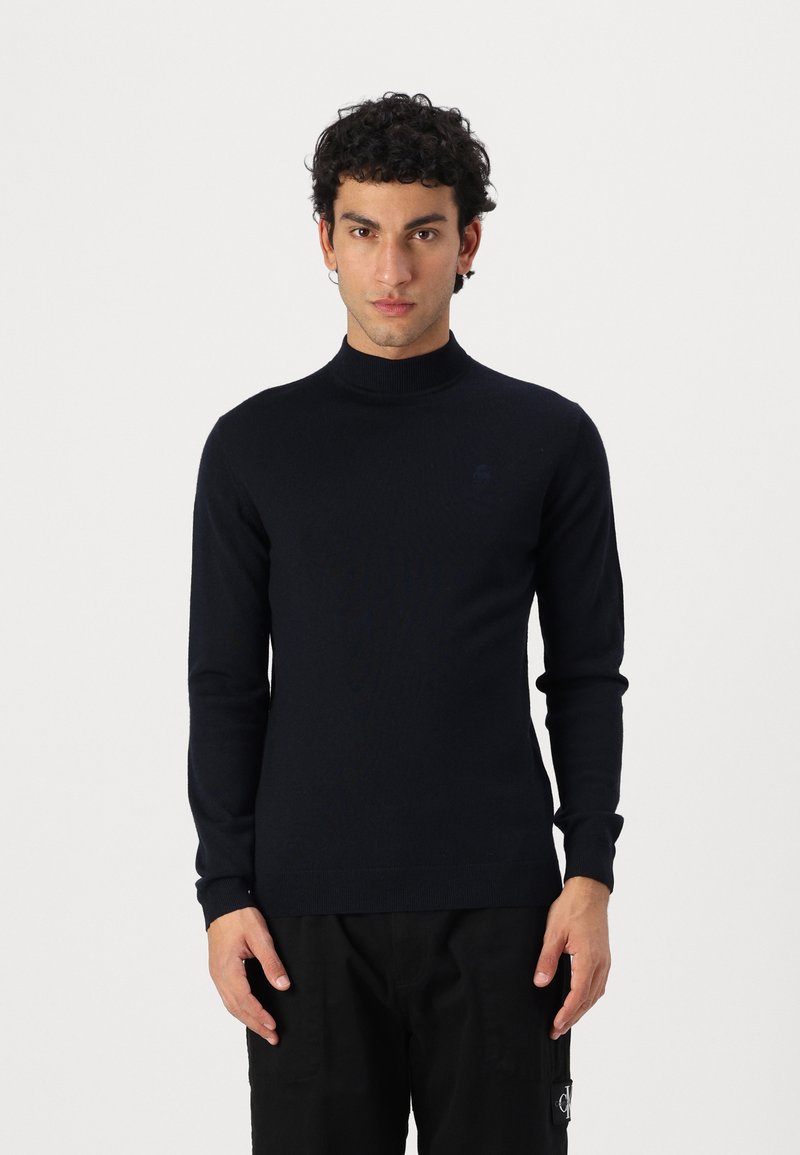 KARL LAGERFELD TURTLE NECK - Džemperis - midnight blue