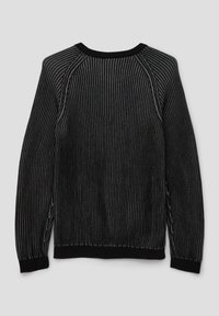 s.Oliver IN TWO TONE OPTIK - Strickpullover - schwarz