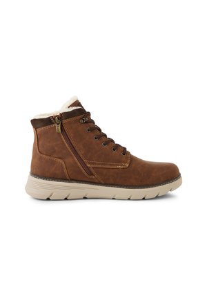 PALAU - Botins de atacadores - cognac