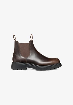 Geox, GEOX HERREN - CHELSEA BOOTS SPHERICA BRAUN 46 - Stiefelette - braun