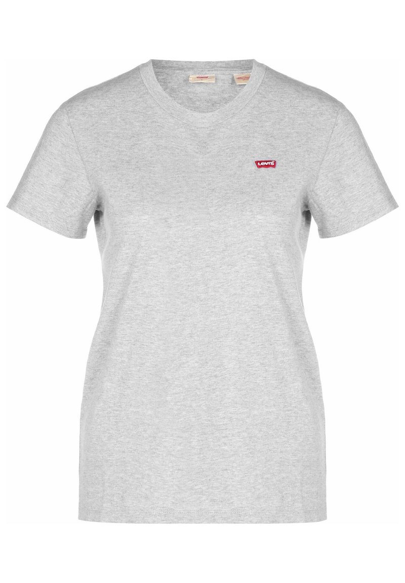 Hallide puuvillane T-särk, millel on V-kaelus, lühikesed varrukad ja väike punane Levi's logo rinnal. Pehme tekstuur ja klassikaline lõige.