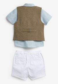 Next SET REGULAR FIT - Vestă - tan brown