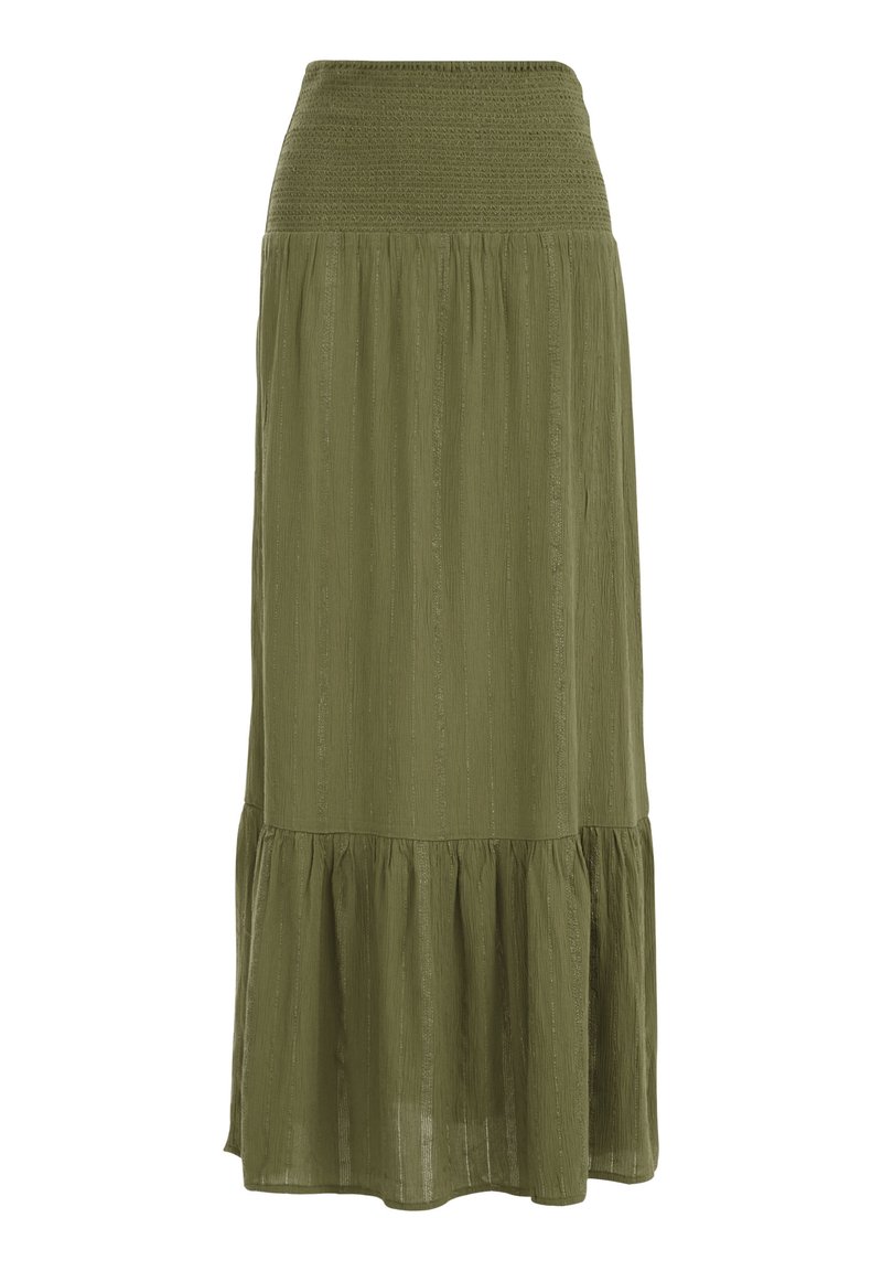 WE Fashion Maxirok olijfgroen WE Fashion Maxirok olijfgroen