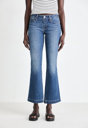 LONG AND LEAN ELLISON - Jeans a zampa - medium indigo