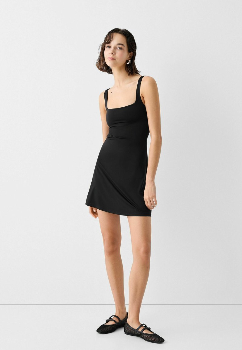 Bershka Jerseyjurk zwart