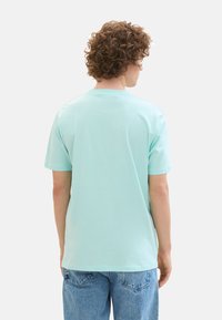TOM TAILOR KURZARM - Triko s potiskem - blau