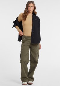 Guess Jeans BODYSUIT - Ilgarankovis viršutinės dalies drabužis - beige