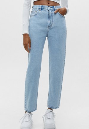 MOM - Straight leg -farkut - stone blue denim