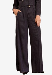 Love & Roses TAILORED WIDE LEG - Kalhoty - navy blue