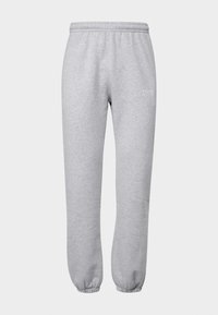 ORGANIC FITTED SWEATPANTS - Tracksuit bottoms - heather grey