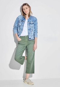 Cecil Straight leg jeans - grün