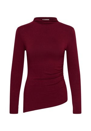 Cream, CRARMINA LONG SLEEVE - T-shirt à manches longues - zinfandel