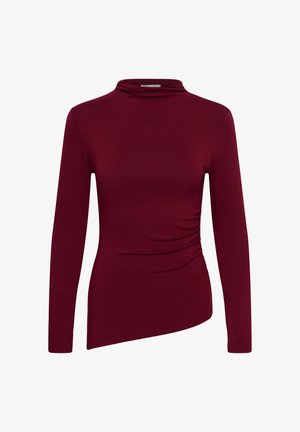 Cream, CRARMINA LONG SLEEVE - T-shirt à manches longues - zinfandel