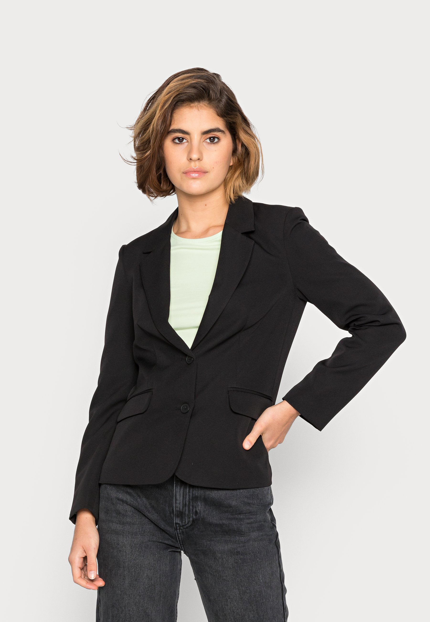 Blazer Noir Pour Femme Taille L - Occasion Très Bon état - Sans Marque