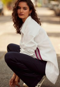 Next LONG SLEEVE SIDE STRIPE  - Blus - white