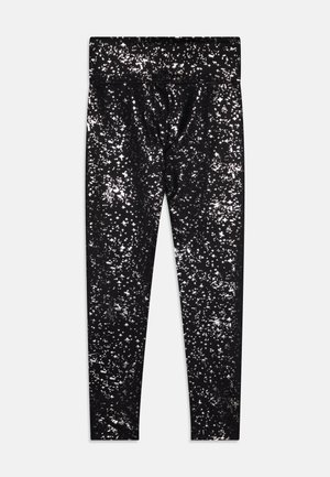 Nike Performance DF ONE UNISEX - Legging - black/metallic silver