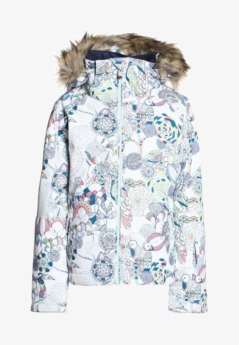Roxy JET SKI - Snowboardová bunda - bright white/hackney empire