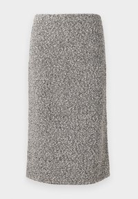 TWEED SKIRT - Pencil φούστα - black truffle