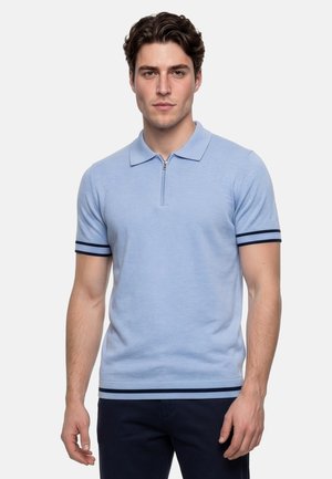 Felix Hardy HALF ZIPPER POLO SHIRT SHORT SLEEVE - Pólóing - blue