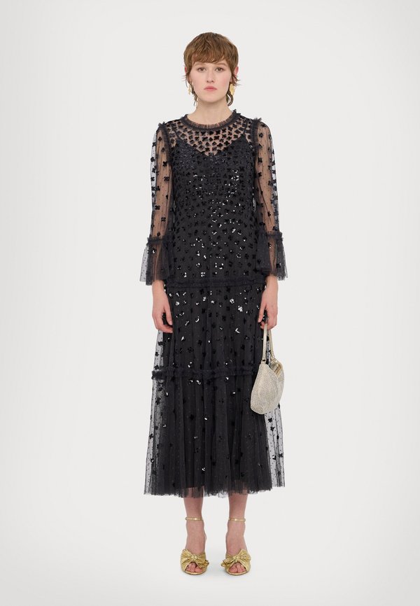 GLISTEN TIERED GOWN - Occasion wear - graphite2