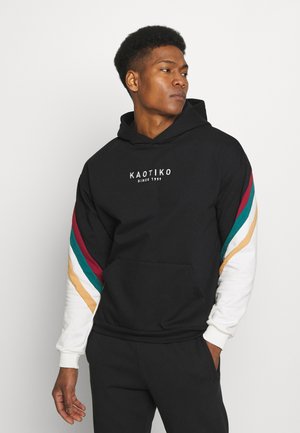 CREW WALKER - Bluza z kapturem - black