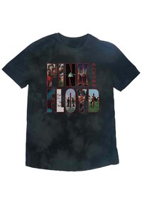 Paradiso Clothing PINK FLOYD ECHOES MONTAGE DIP DYE - Print T-shirt - black