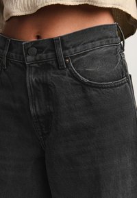 Next RIGID WIDE TALL  - Flared-farkut - washed black