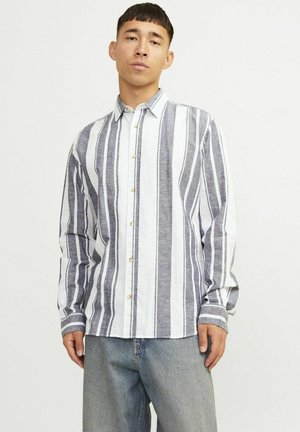 Jack & Jones JJESUMMER LINEN MIX SHIRT - Hemd - navy blazer