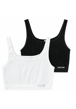 Speidel OHNE CUP WEICHBUND 2ER PACK - Bustier - schwarz   weiß