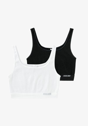 Speidel OHNE CUP WEICHBUND 2ER PACK - Bustier - schwarz weiß