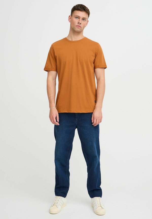 BHTEE 5 PACK - Basic T-shirt - caramvanilaforestoliveblac2