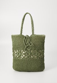WAFTED FAUNA BAG - Saco de mão - banana palm green