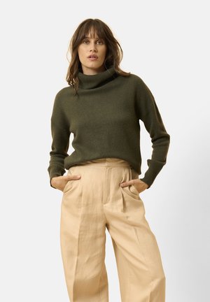 ROMANE TURTLE NECK - Maglione - khaki