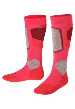 SK4 KIDS SKIING FUNCTIONAL LIGHT-CUSHIONED - Chaussettes de sport - rose