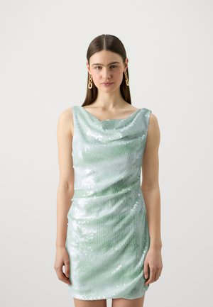 Rochie cocktail/Rochie petrecere - mint ombre