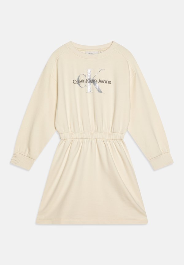 GLITTER MONOLOGO DRESS - Day dress - turtledove