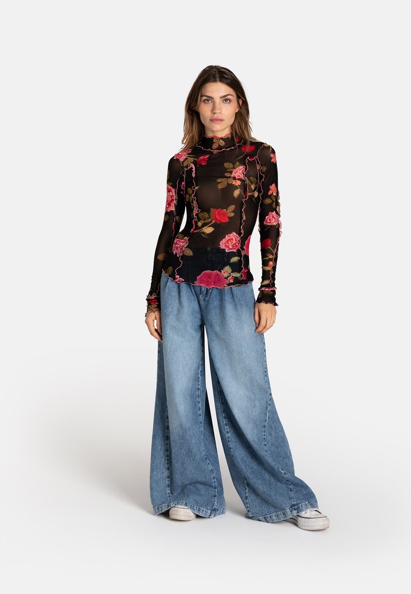 Free People Blouse zwart Free People Blouse zwart