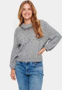 Saint Tropez BARBEL - Maglione - mist grey melange