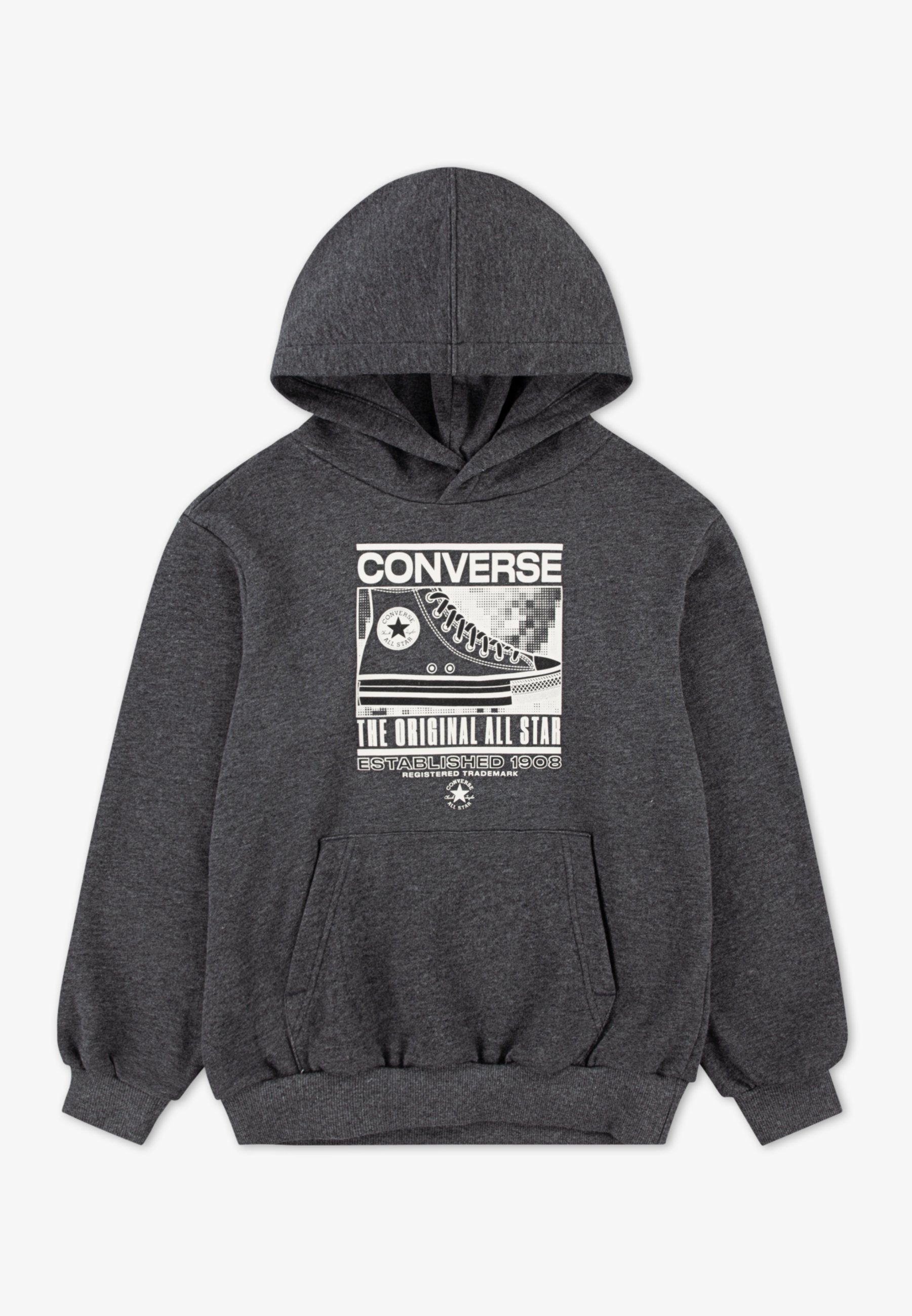 Converse URBAN HOODIE Felpa con cappuccio dark matter heather