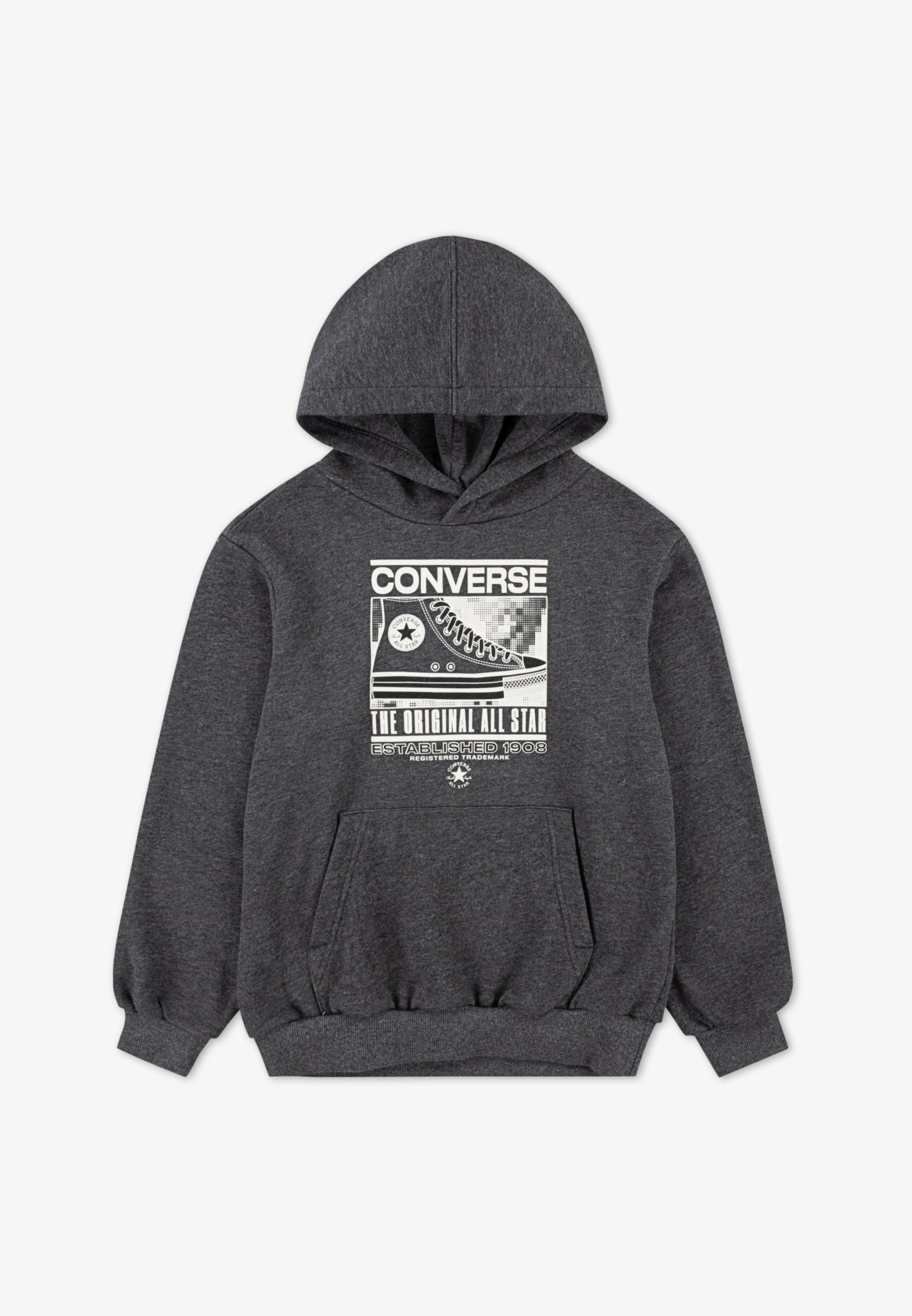 Converse URBAN HOODIE Felpa con cappuccio dark matter heather