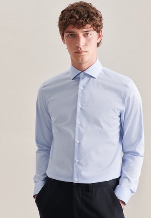 KENT SLIM FIT CONTRAST - Zakelijk overhemd - hellblau