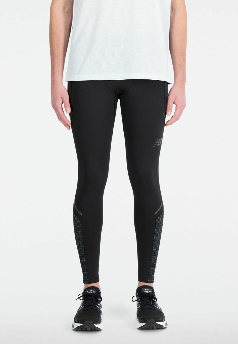 New Balance Broek gemêleerd zwart New Balance Broek gemêleerd zwart