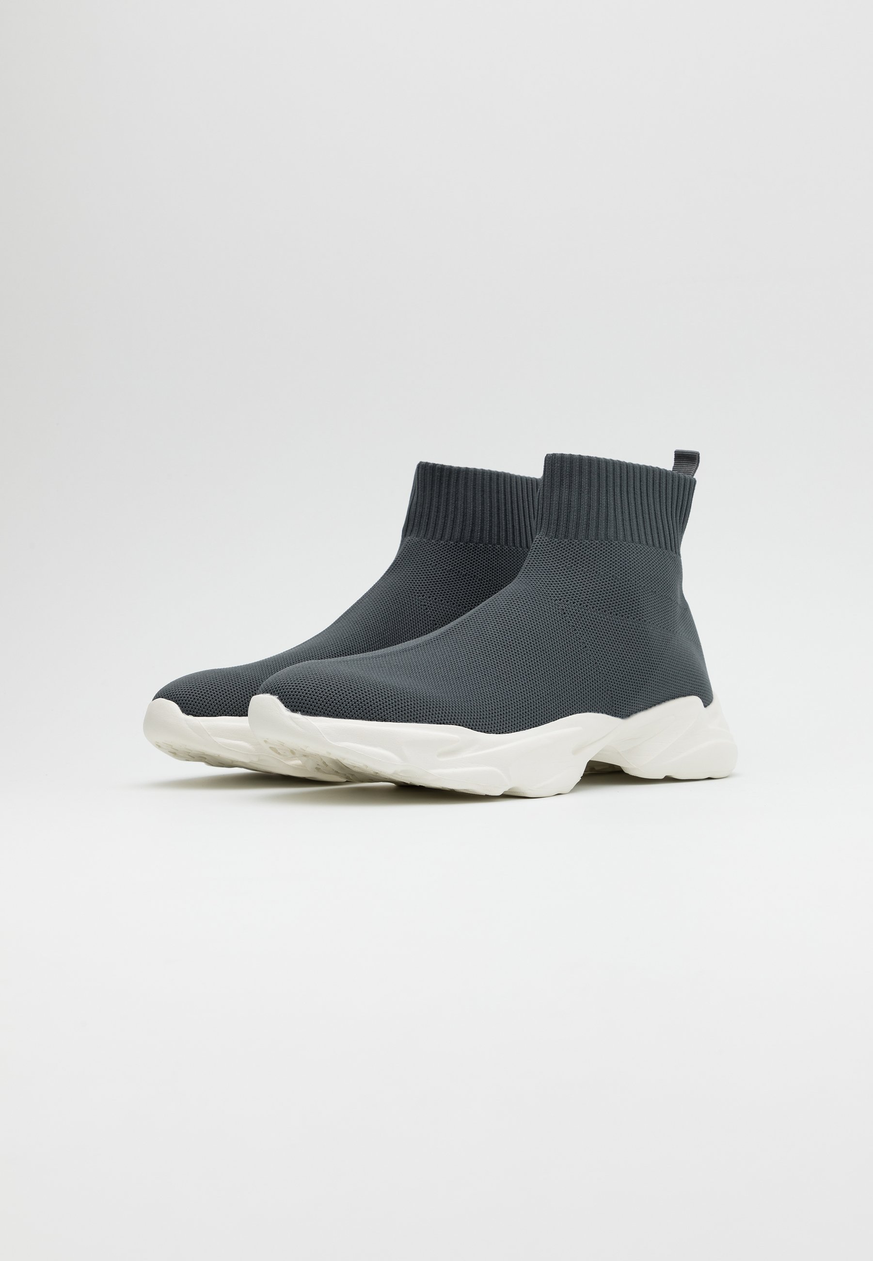 Bianco BIACASE SOCK - Sneakers hoog - dark grey/Grijs - Zalando.nl