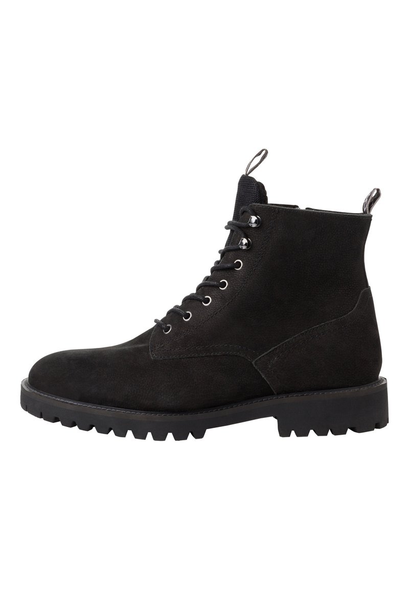 Marco Tozzi BY GUIDO MARIA KRETSCHMER - Fűzős bokacsizmák - black nubuck