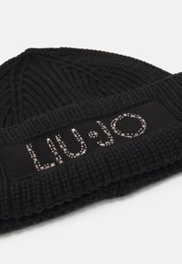 LIU JO BEANIE CON LOGO - Čiapka - nero